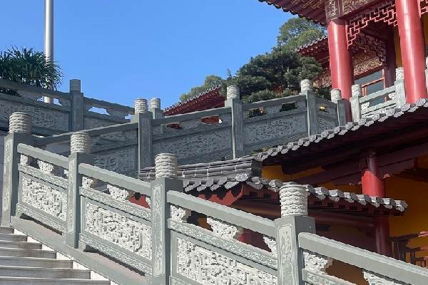 大连园林景观花岗岩栏杆定制 款式二 现货供应